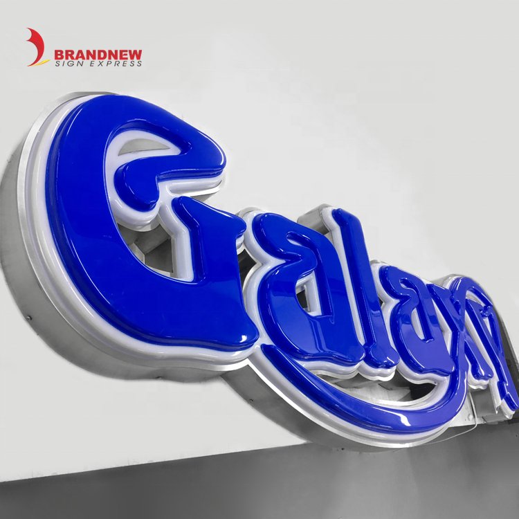 BRANDNEW SIGN Manufacturer Custom Backlit Storefront 3D LED Illuminated Logo Sign Outdoor Light Channel Letter Business Signs