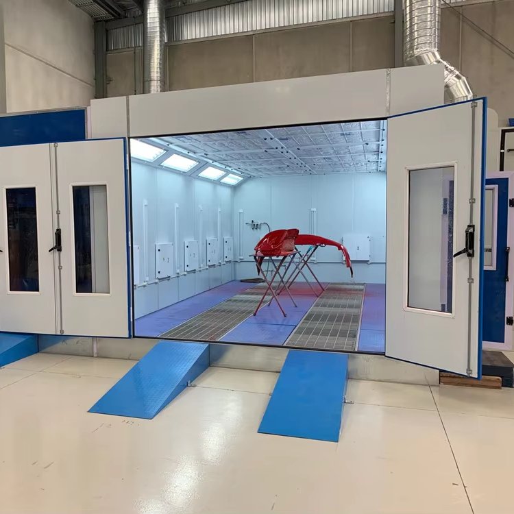 2025 Automatic Diesel/GAS Car Baking Oven Car Spray Booth Bus Paint Room Airbrush Spray Oven IE Heating