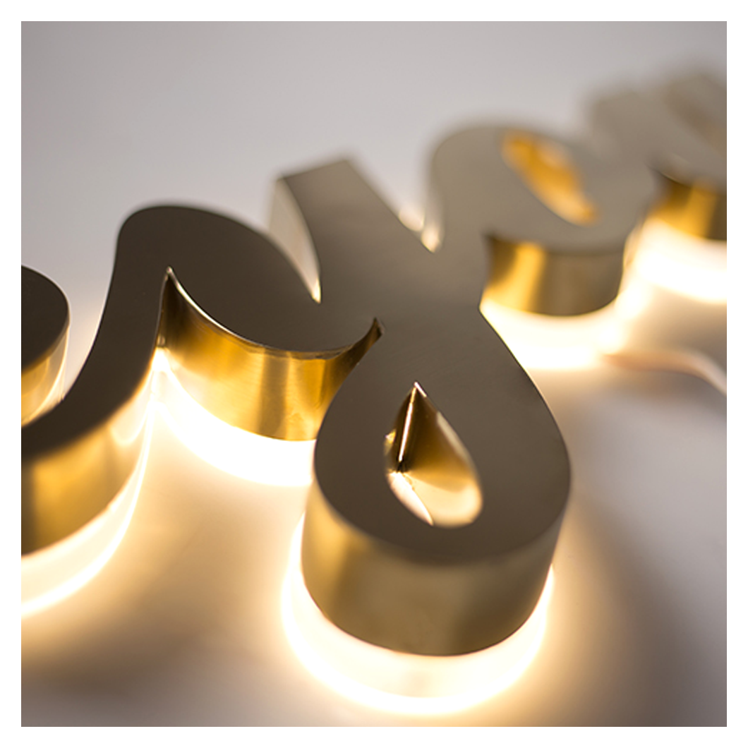 Custom 3D Acrylic Light up Letter Led Advertising Backlit Channel Letter Sign for Business