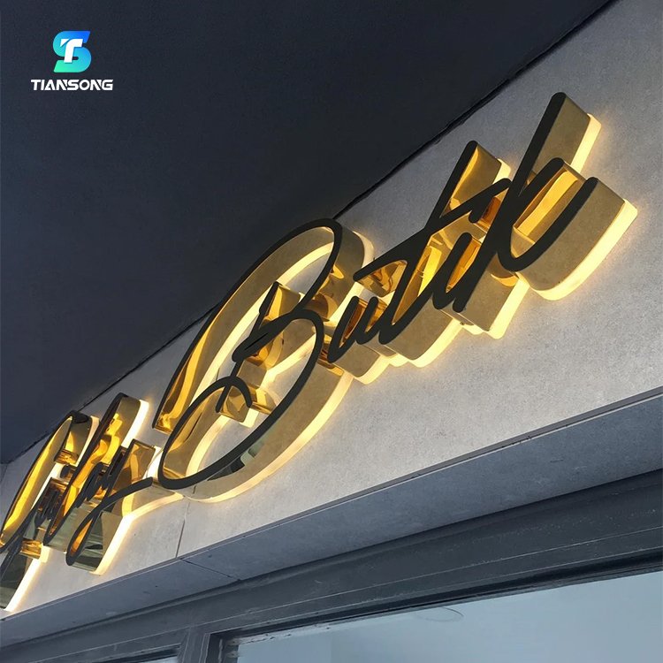 Custom 3D Acrylic Light up Letter Led Advertising Backlit Channel Letter Sign for Business