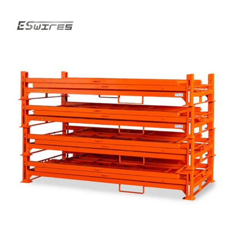 Customized Foldable Steel Stacking Tyre Racks and Stackers for Truck Tires Lorry Tyres