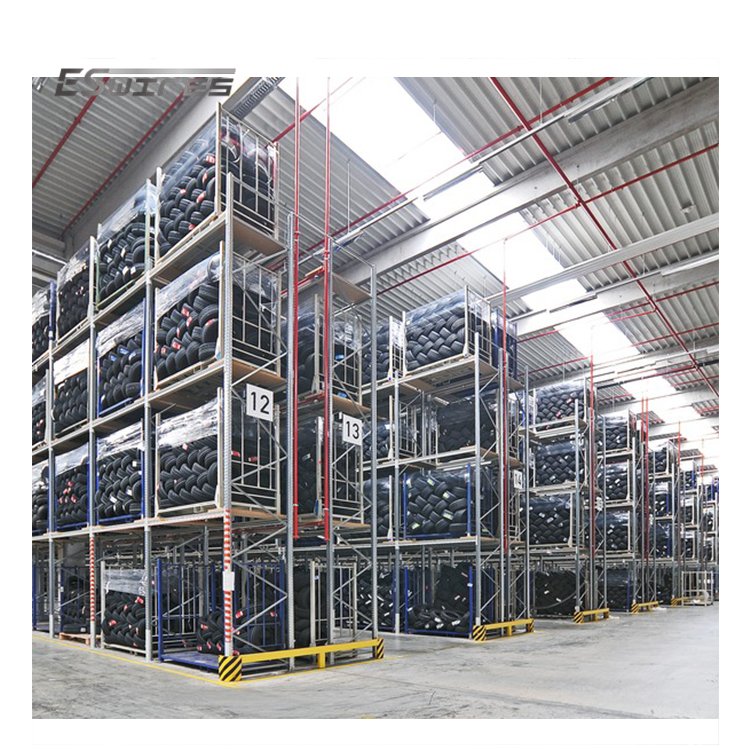 Customized Foldable Steel Stacking Tyre Racks and Stackers for Truck Tires Lorry Tyres