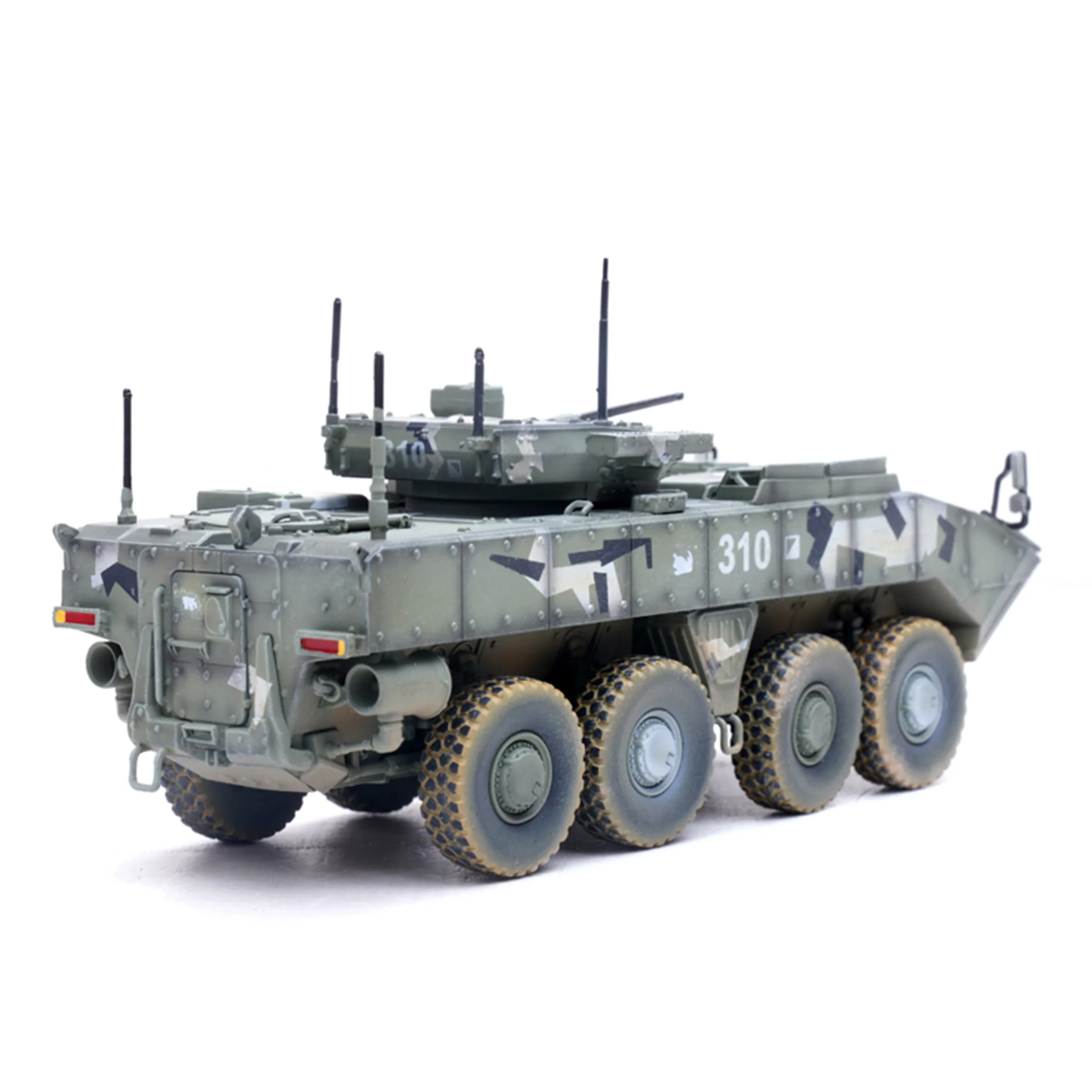 1 72 Scale P12221PD Russian Boomerang IFV Armored Vehicle Model Green Digital Coating Rotatable Wheels Unisex Metal Finished