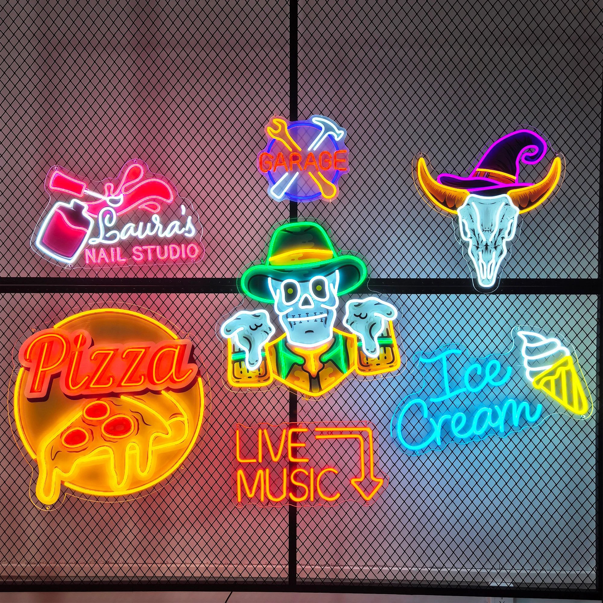 Custom UV Printed Neon Signs Personalized LED logo Sign Wall Art Home Decor Bright Light Signs for Events Businesses Light