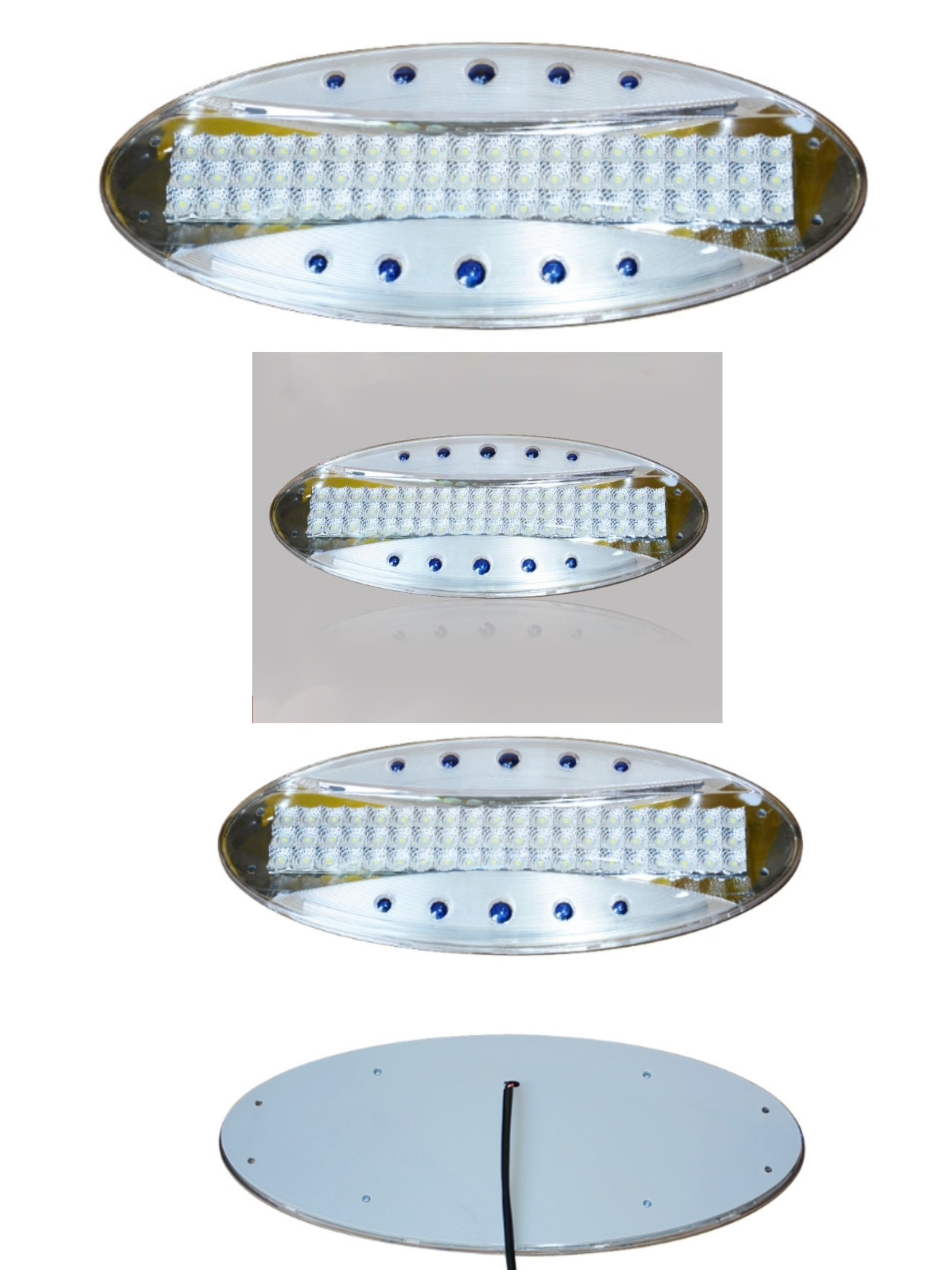 Hot Sale10W 12V 24V Bus Interior Light Bus LED Ceiling Lamp White Top Light Roof Light for Yutong Bus Truck