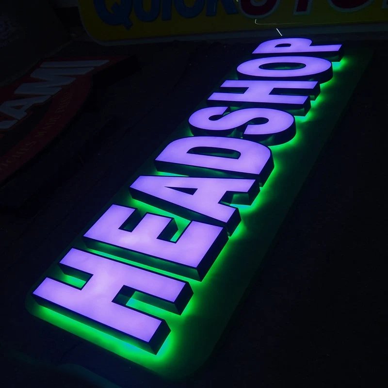 Most Popular Custom Outdoor Hotel LED Mirror Frontlit Logo Design Sign Gold Metal Logo 3D Channel Letter