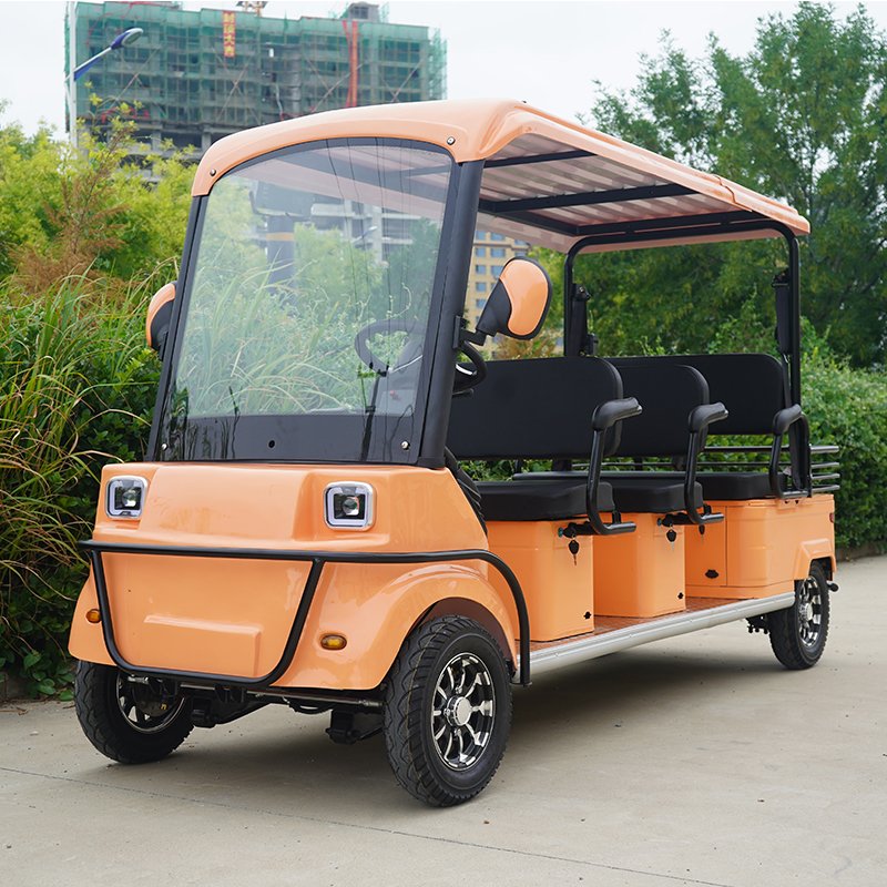 2024 Wholesale Price Electric Golf Cart Custom Golf Buggy 6 Seater Big Display Economical Sightseeing Tourism and Rentals