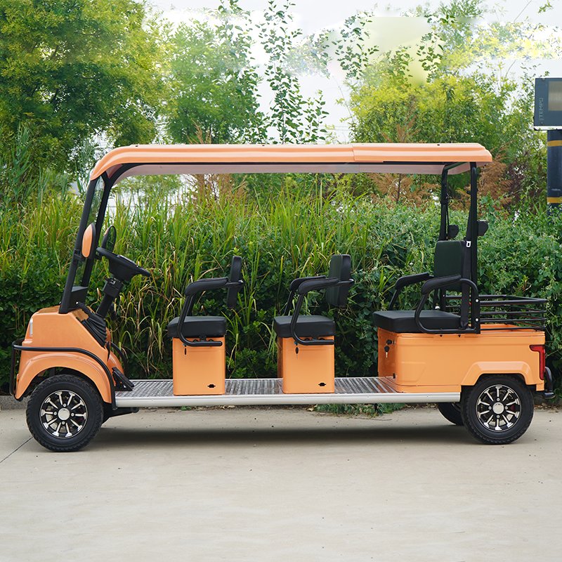 2024 Wholesale Price Electric Golf Cart Custom Golf Buggy 6 Seater Big Display Economical Sightseeing Tourism and Rentals