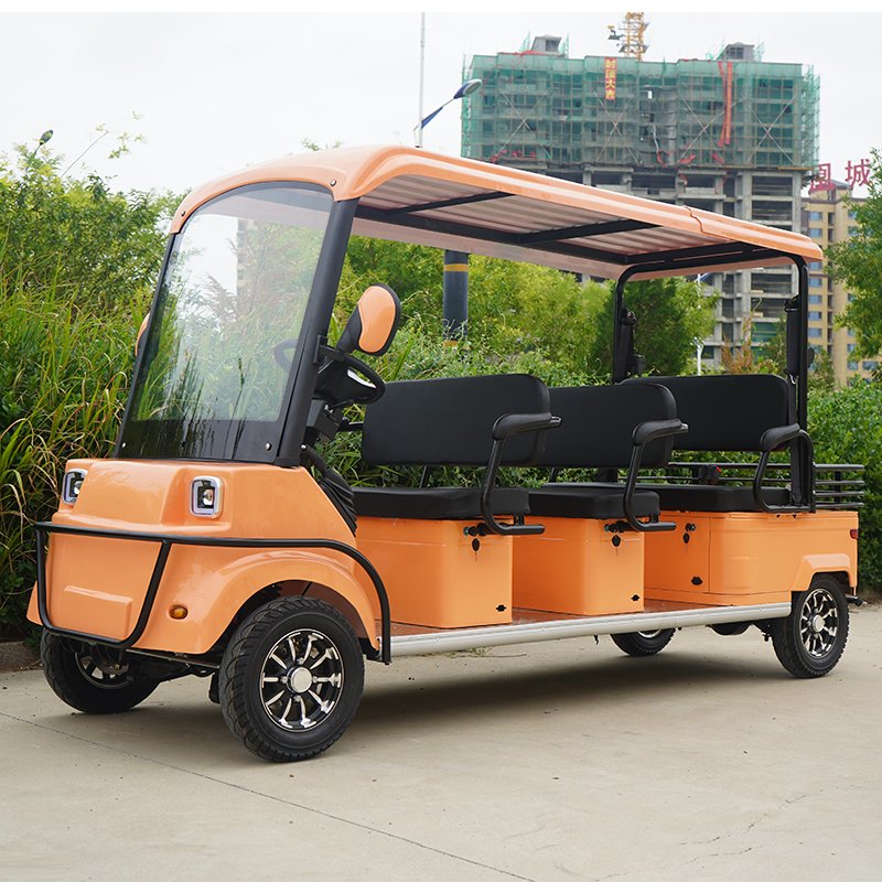 2024 Wholesale Price Electric Golf Cart Custom Golf Buggy 6 Seater Big Display Economical Sightseeing Tourism and Rentals