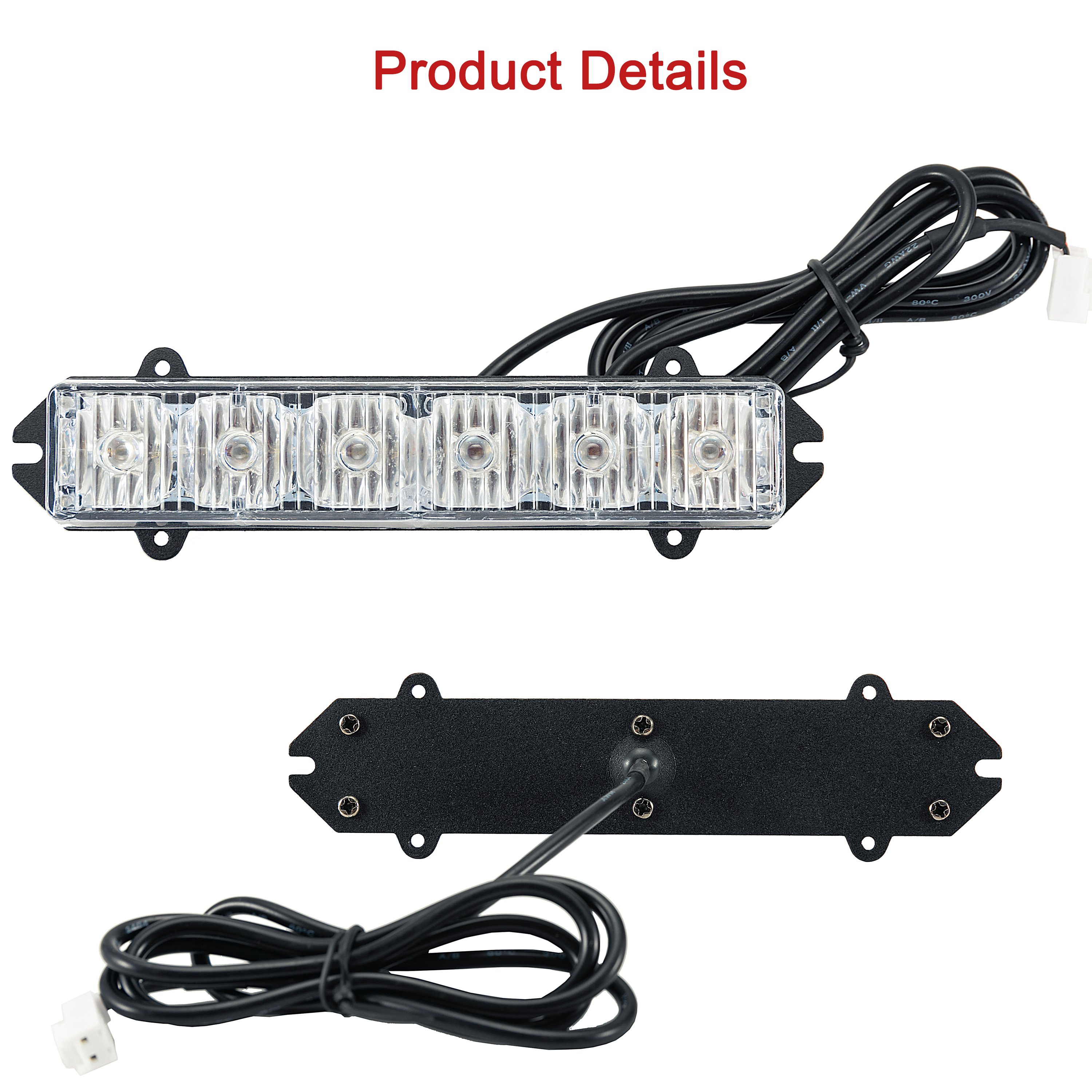 High Quality Universal Cars Emergency Security Front Grill Flashing Led Warning Light