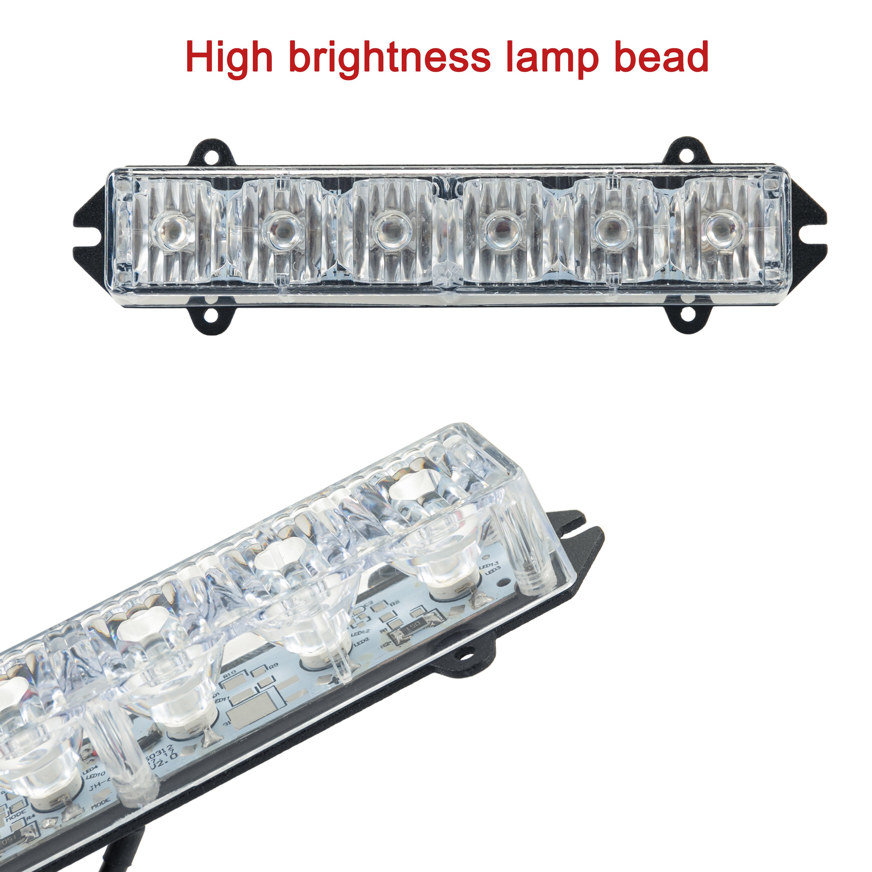 High Quality Universal Cars Emergency Security Front Grill Flashing Led Warning Light