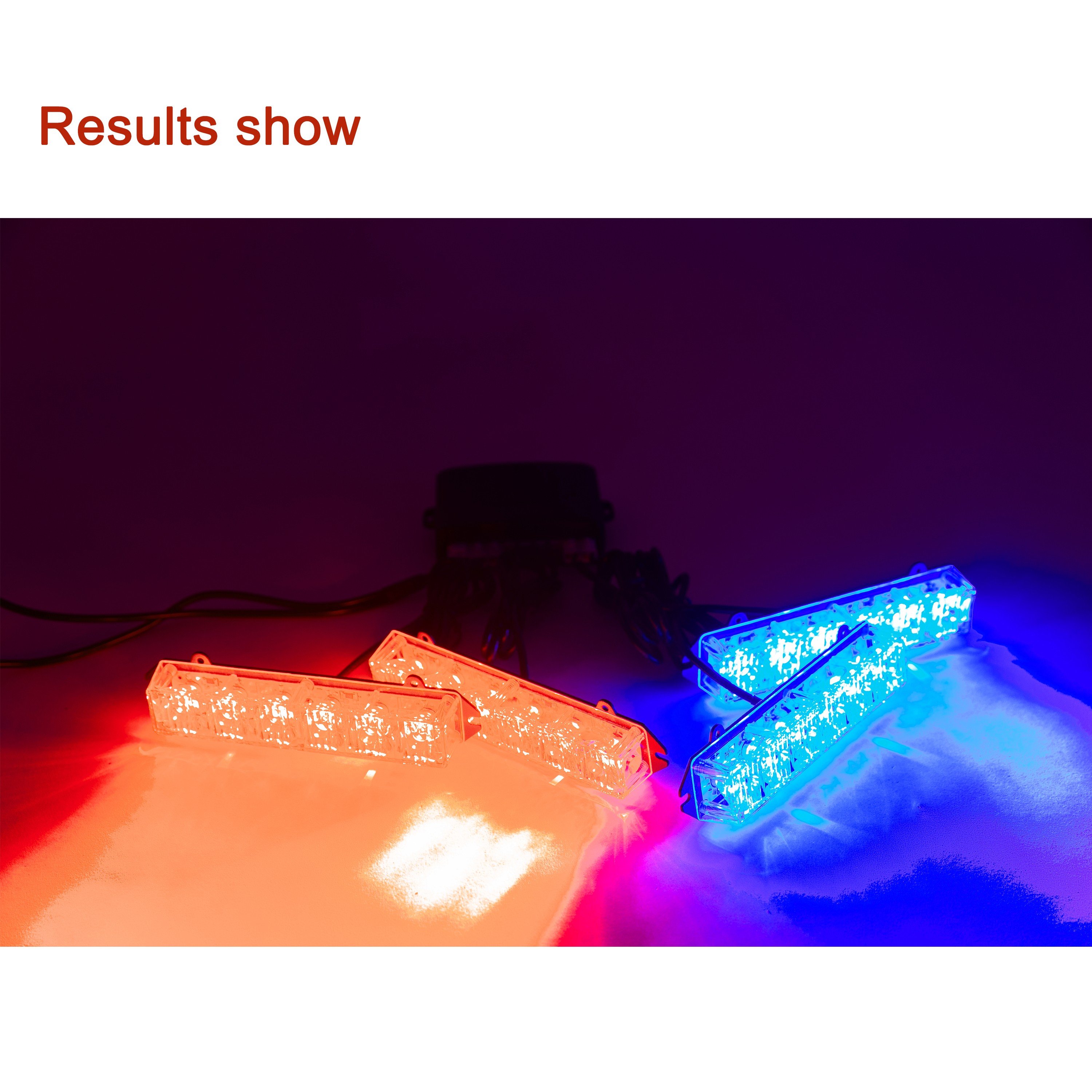 High Quality Universal Cars Emergency Security Front Grill Flashing Led Warning Light
