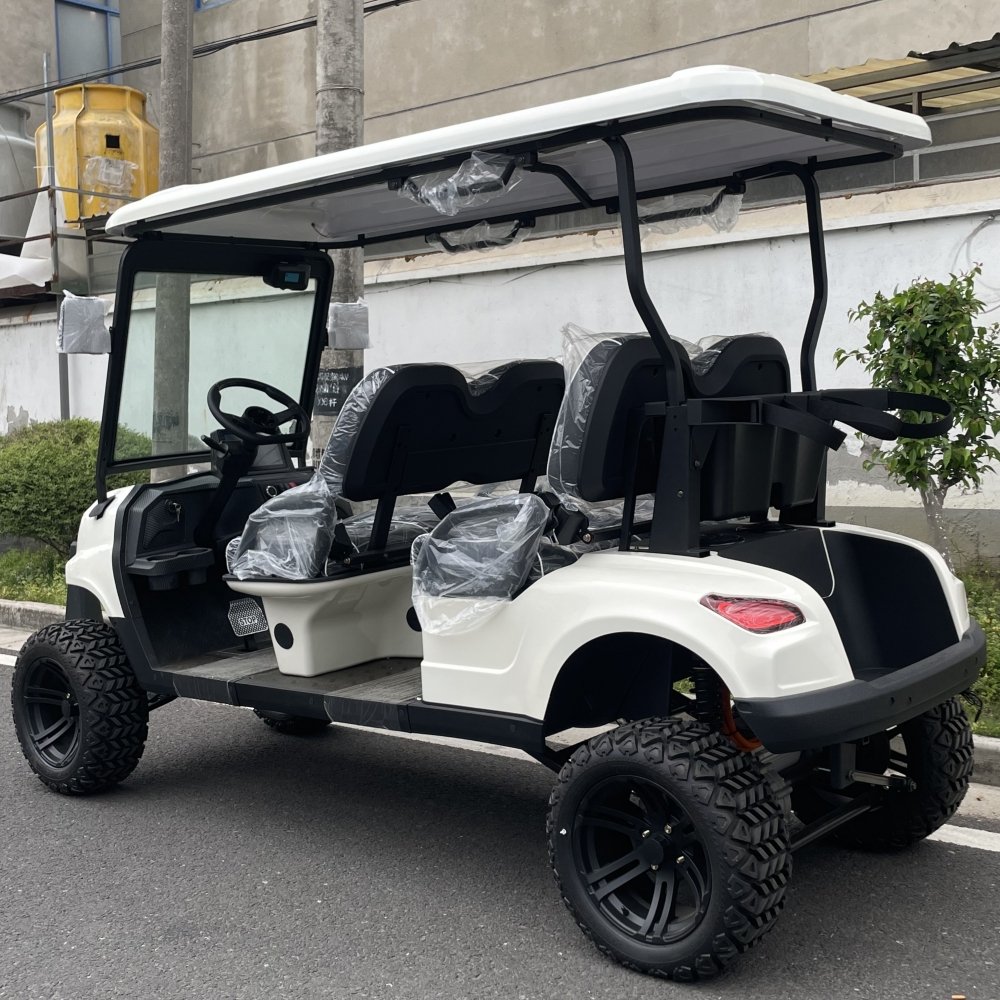 Hot Sale 4-Seater Electric Golf Cart Forward Sightseeing & Hunting Bus High Demand Product