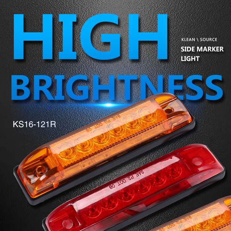 High Quality 12v 24v Led Trailer Side Marker Lights/side Marker Lamp Light Truck