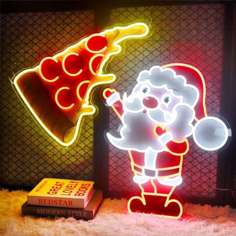 Dropshipping UV Print Logo Led Open Acrylic Letter Light Custom Neon Sign for Wall Business Store Salon Wedding Birthday Shop