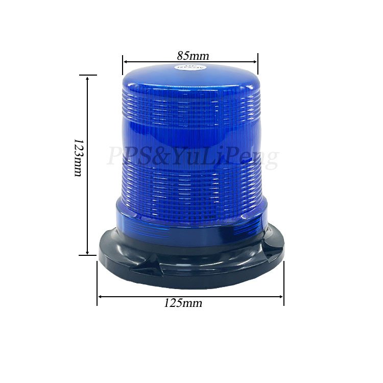 Factory cheap hot sale Blue Magnetic Strobe Beacon Warning Flash Emergency Light for Ambulance Construction Truck School Bus