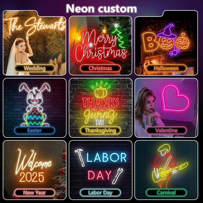 Neon Signs Lights and Room Decor Custom LED Neon Light for Gamers Personalized Wall Sign