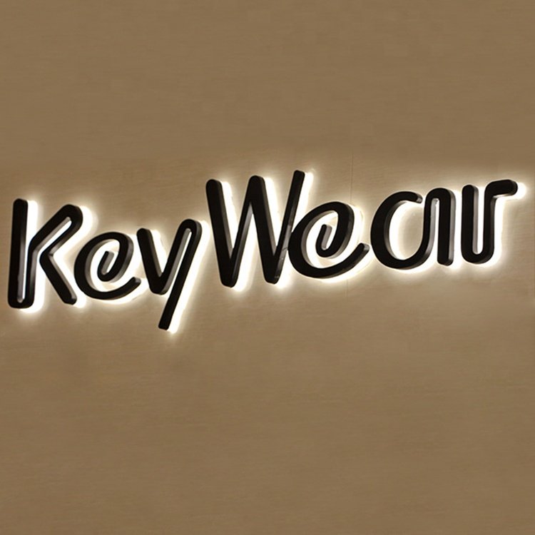 Factory Custom Led Backlit Sign Business Signs Logo Outdoor Indoor Wall LED Channel Letters Custom Sign for Business