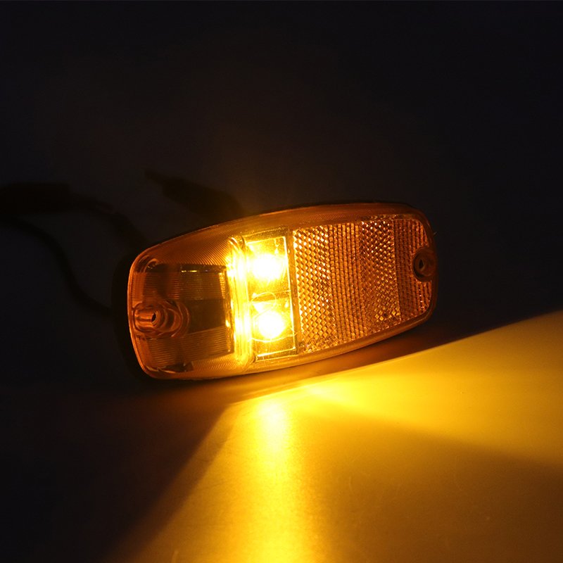 LED Yellow Color Side Light Marcopolo G7 Bus Spare Body Parts Auto Lamp 24V