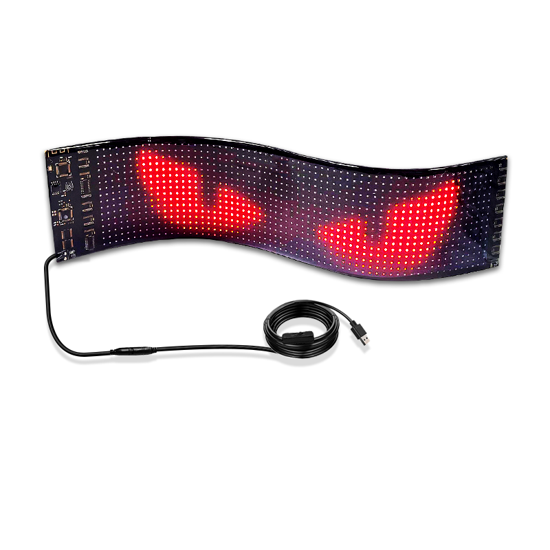 LED Flexible Display Car LED Matrix Pixel Panel Car Window Light LED Screen LED Display Led Sign Moves Led Display Sign for Car