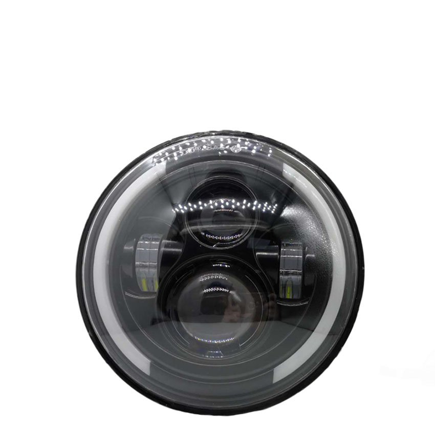 Auto Lighting Systems Factory Supply Motorcycles Spotlight 7inch High Low Beam Round H4 jeep Led Headlights for jeep wrangler