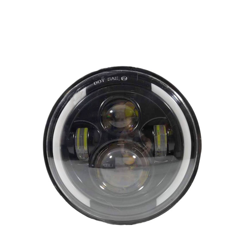 Auto Lighting Systems Factory Supply Motorcycles Spotlight 7inch High Low Beam Round H4 jeep Led Headlights for jeep wrangler
