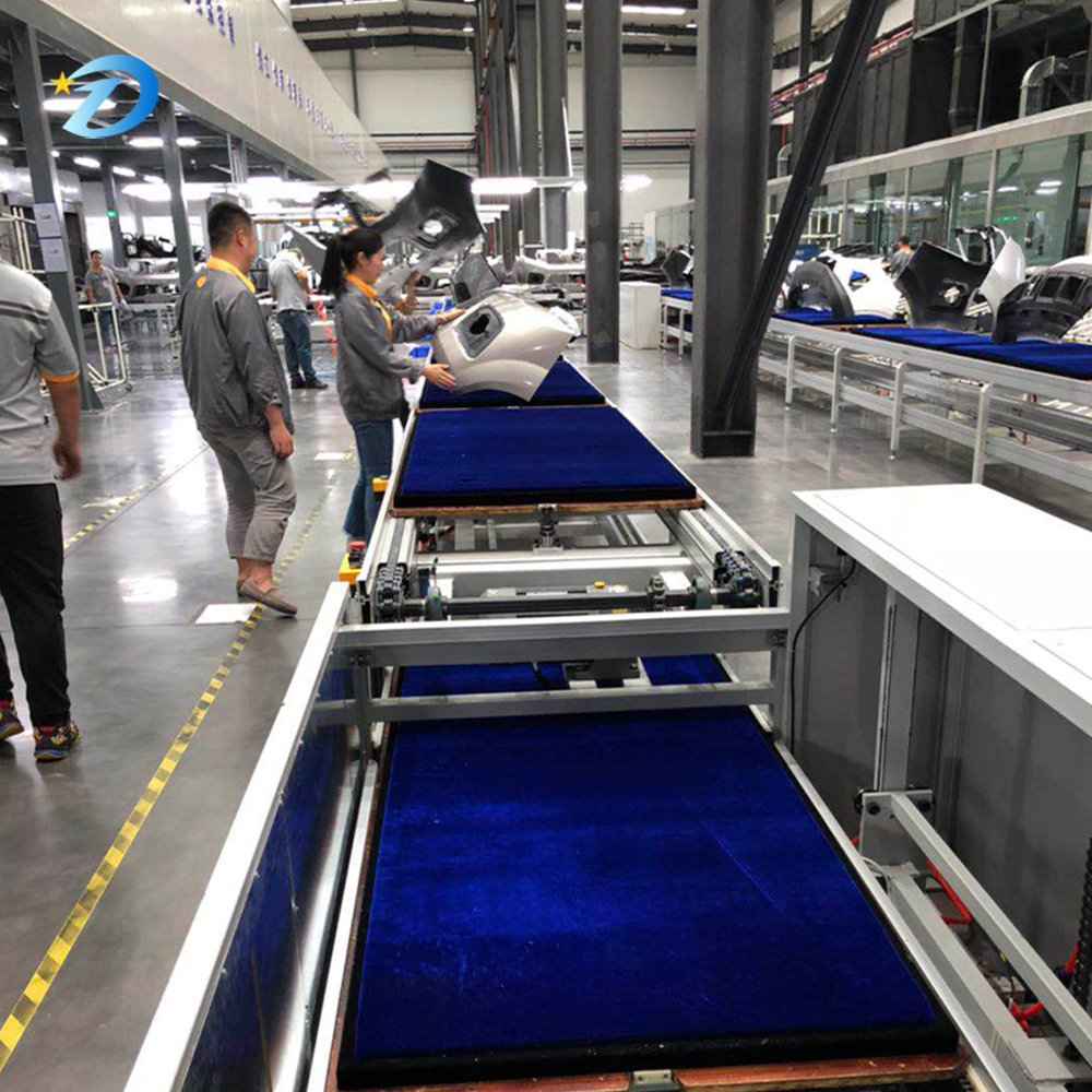 Auto Parts Painting Automotive Exterior Spraying Equipment Automated Assembly Line
