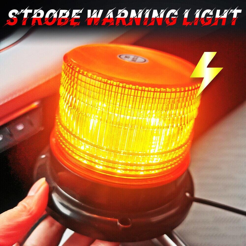 2023 New Style Amber Led Strobe Beacon Warning Light Emergency Strobe Light Led Beacon Warning Light for Car Truck Bus