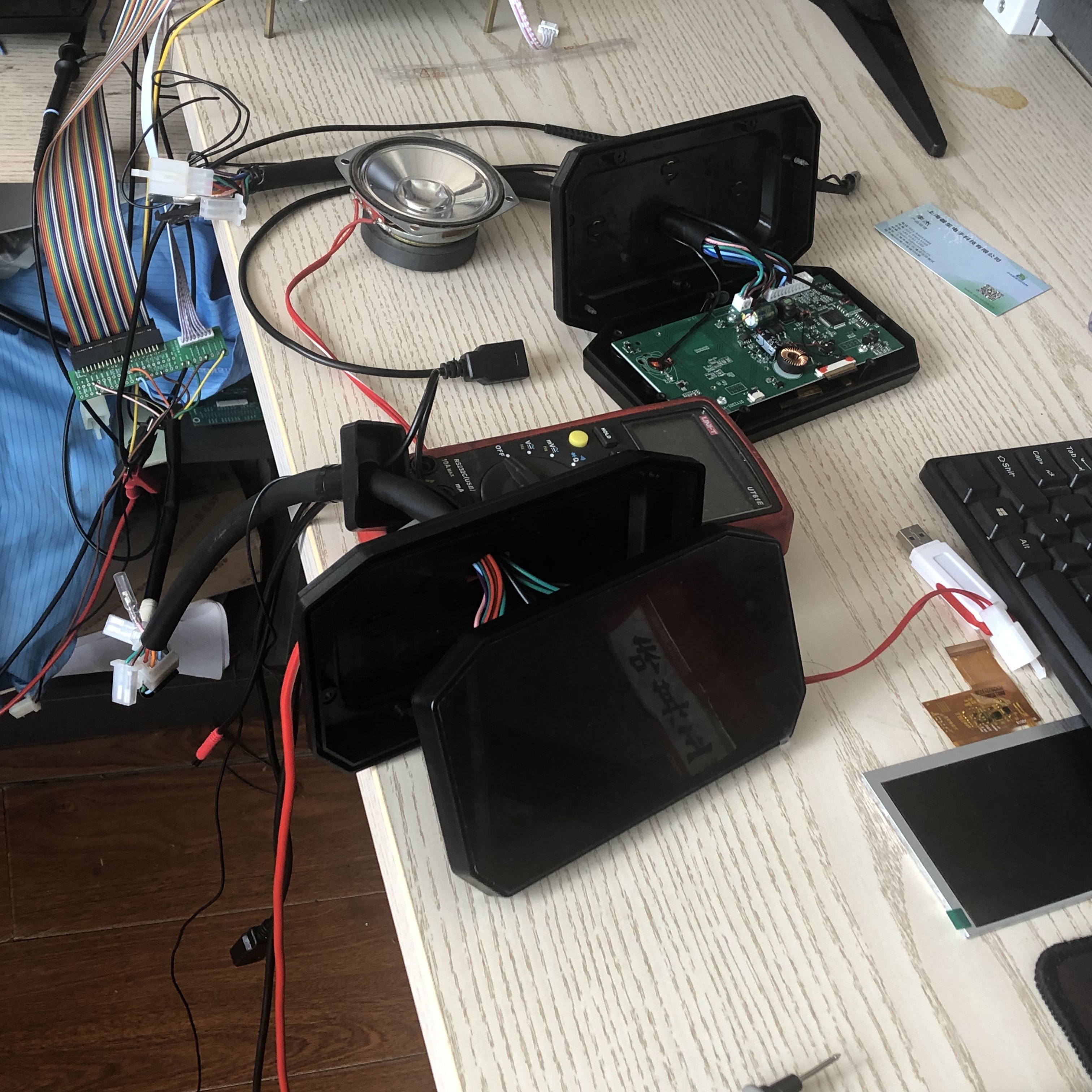 High Precision Custom Made Modified Parts TFT Lcd Digital Display With CAN-BUS Communication for Motorcycle Accessories
