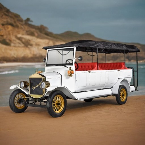 Despoit With Electric Classic Car With Canopy Comfortable Sightseeing Vintage Car Leisure Travel Classic Car