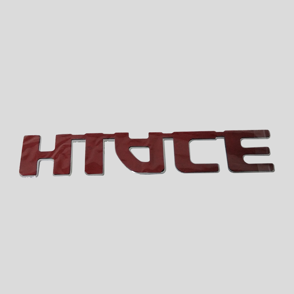 SUNLOP Hiace Accessories #000406 BADGES for Hiace 200 Commuter Van Hiace KDH Parts Manufacture Auto Parts Quantum Tunning