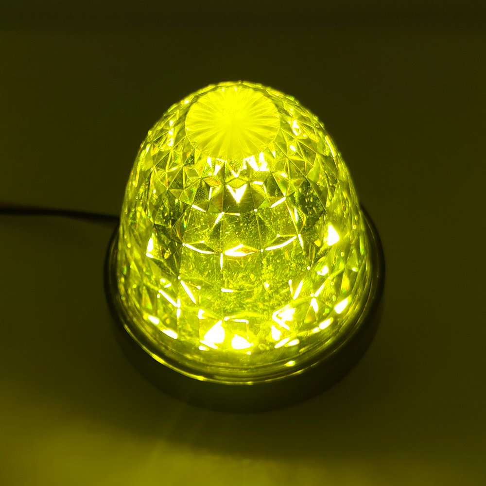 CE DOT EMARK Waterproof 100% 12V-24V Watermelon Led Light Truck Direction Led Side Marker Lights for Semi Truck Accessories