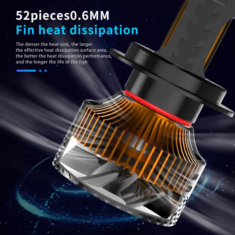 Factory Wholesale H4 LED Headlights Bulb 9006 Bus Headlamp LED Lighting for Vehicle Cars V33 LED Headlights