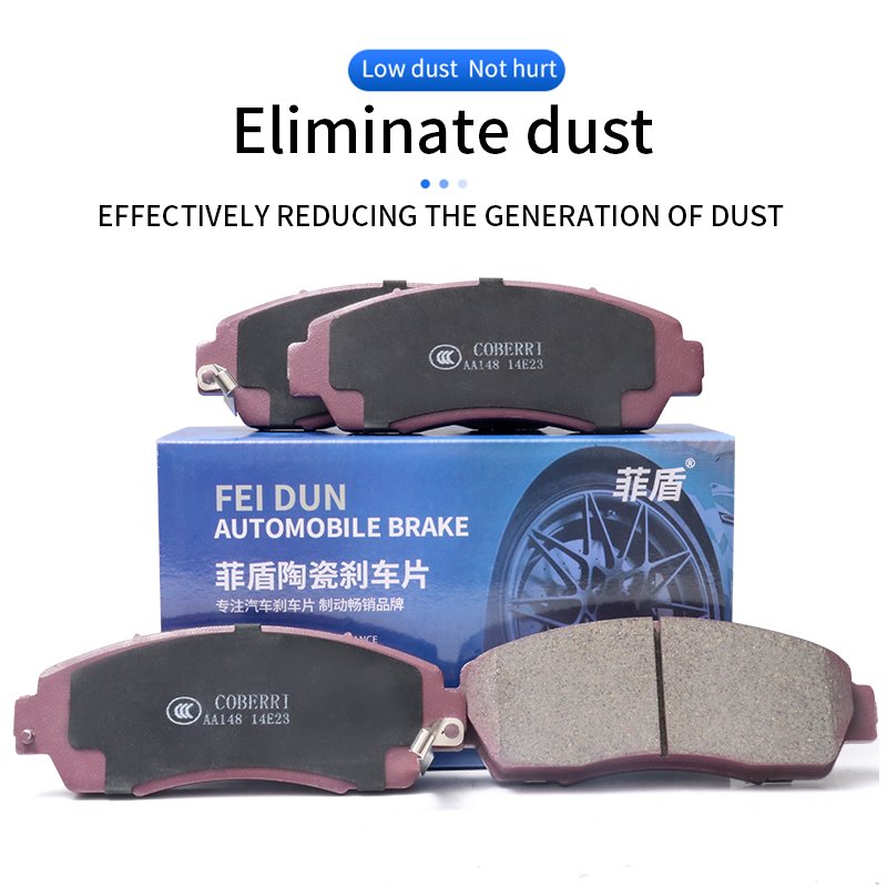 Feidun New Ceramic Formula Customized Auto Parts Brake Systems Car Discs Brake Pads for Chery Tiggo 9 Tiggo 3x Arrrizo 5e QQ