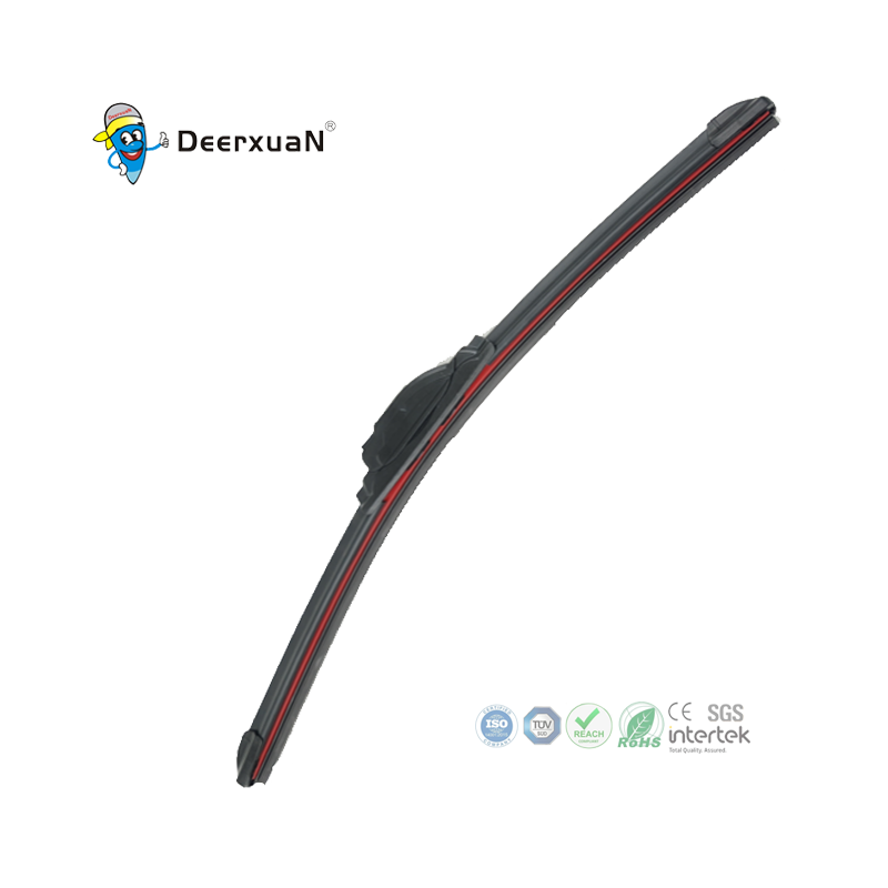 Deerxuan S407B OEM ODM Service Car Windshield Universal Soft Black Wiper Blade with Multi Adapters