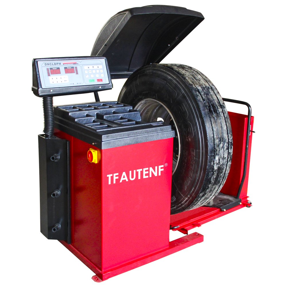 TFAUTENF Truck Tyre Wheel Balancer Machine Bus Pickup Truck Wheel Balancing Machine