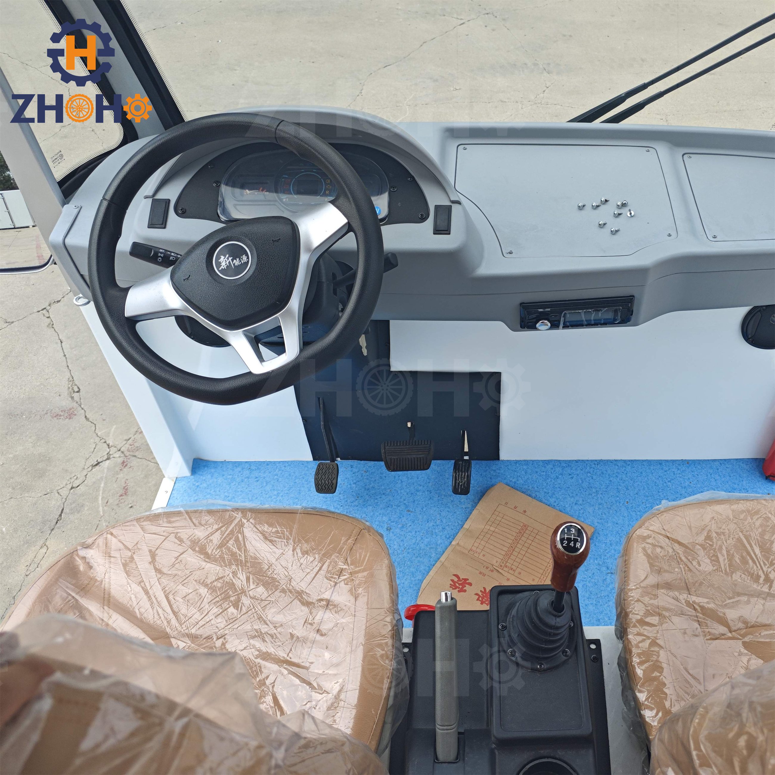 China's 8-seat Multi-passenger Electric Sightseeing Bus with Doors