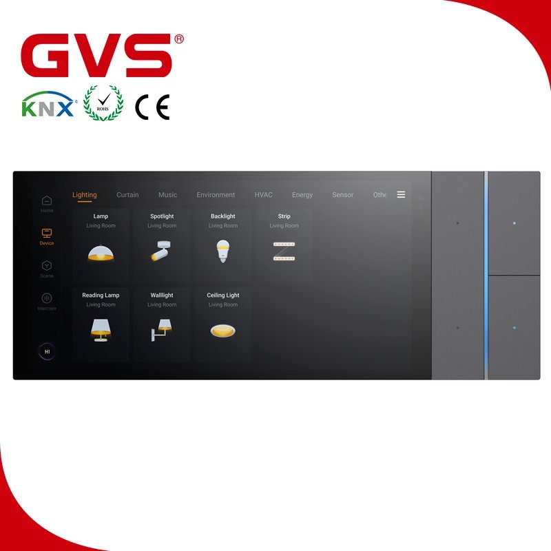 NEW Release GVS KNX/EIB K-BUS Smart Home Automation System 7 INCH Touch Screen SIP Video Intercom KNX Smart Touch S7 Smart Home
