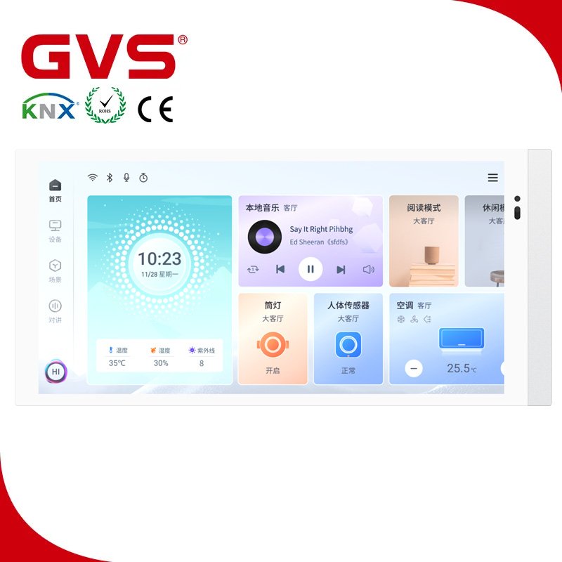 NEW Release GVS KNX/EIB K-BUS Smart Home Automation System 7 INCH Touch Screen SIP Video Intercom KNX Smart Touch S7 Smart Home