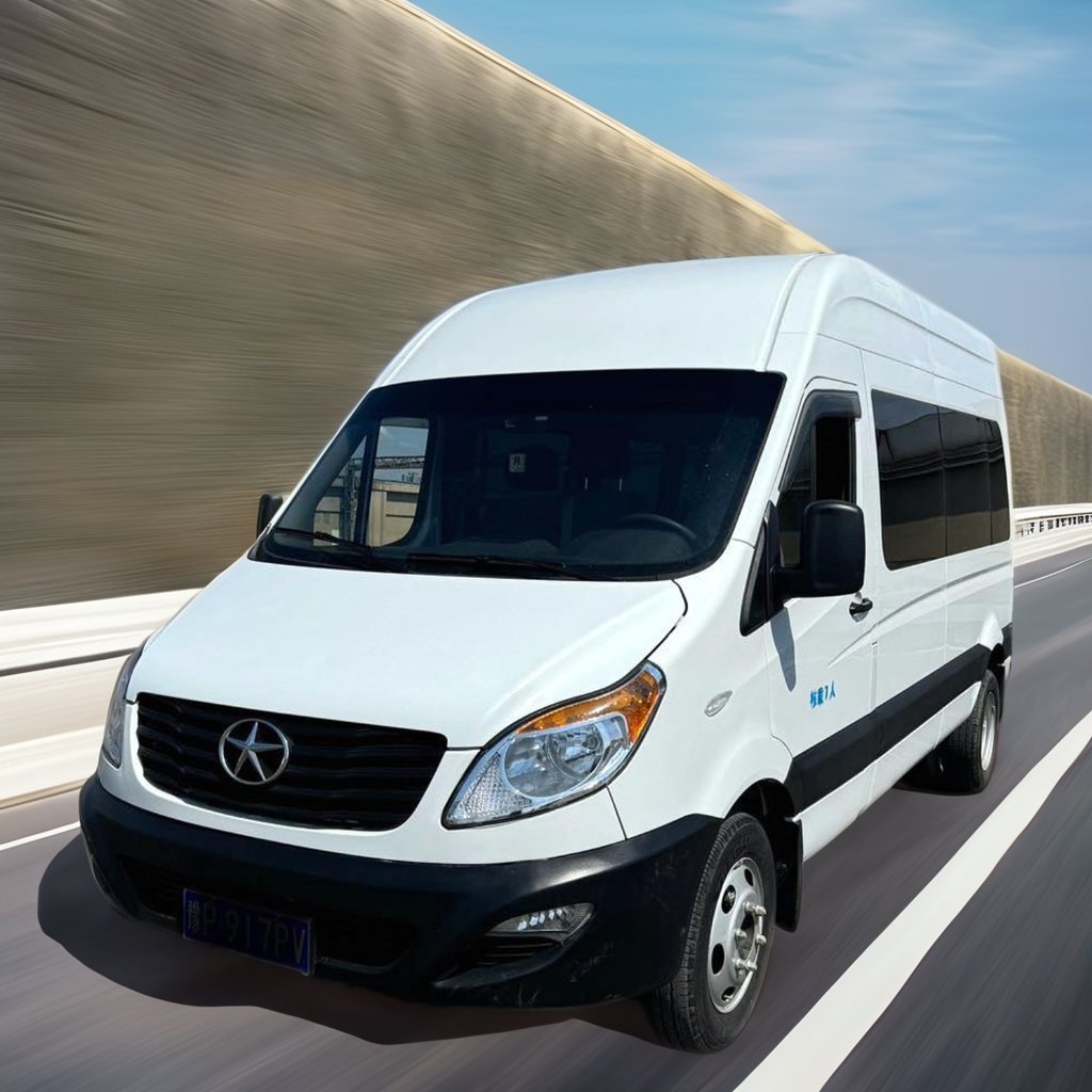 Jac Xingrui 2024 New Brand Jac Sunray Minibus High Quality 2.0T 2/3 Seats Diesel Van with 129Hp L4 Prepayments Bus Lights
