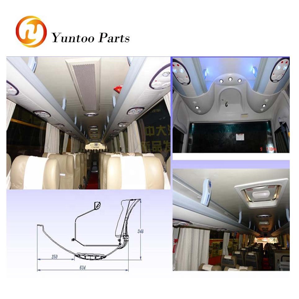 High-middle coach Bus Interior Trim with LED and Service Kits