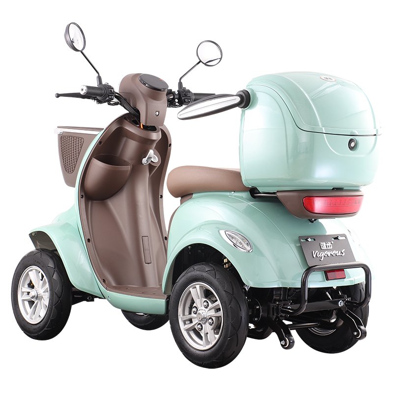 Xiahe Single-seat Hooded Electric Vehicle Disc Brakes Elderly Disabled Rides Electric Tricycle