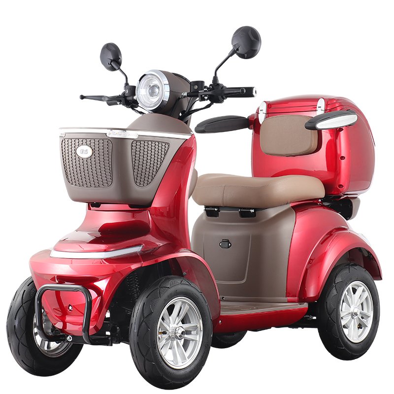 Xiahe Single-seat Hooded Electric Vehicle Disc Brakes Elderly Disabled Rides Electric Tricycle
