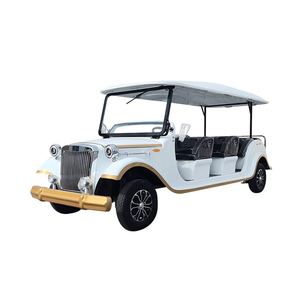 Electric Tour Car Vintage Classic Car Tour Bus Electric Sightseeing Vehicle