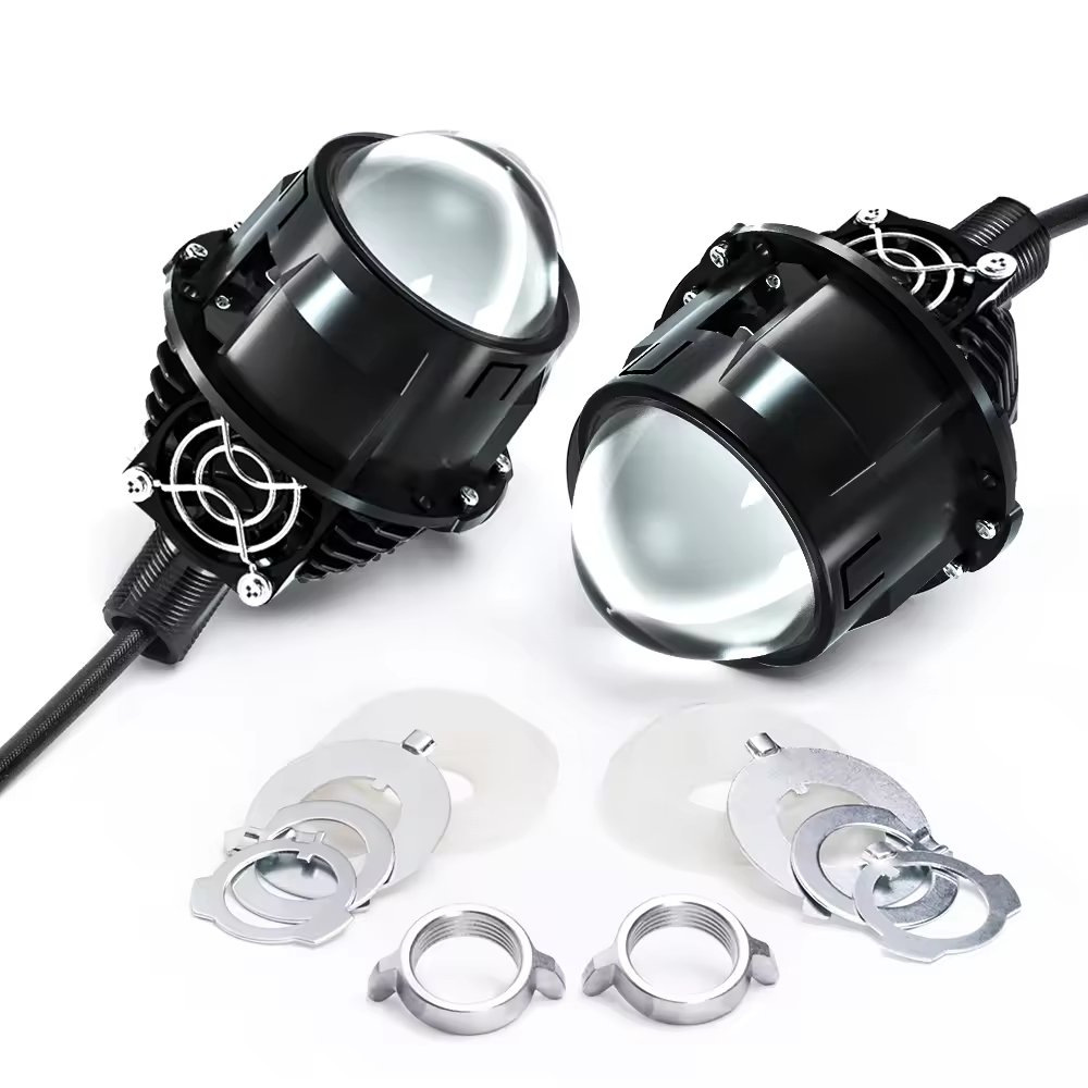 P5 2.5inch Car Led Headlight High Low Beam Projector Lamps Auto Lighting System Super Bright 6000k Led Projector Lens