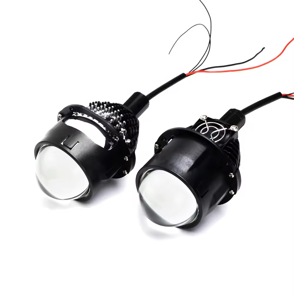 P5 2.5inch Car Led Headlight High Low Beam Projector Lamps Auto Lighting System Super Bright 6000k Led Projector Lens