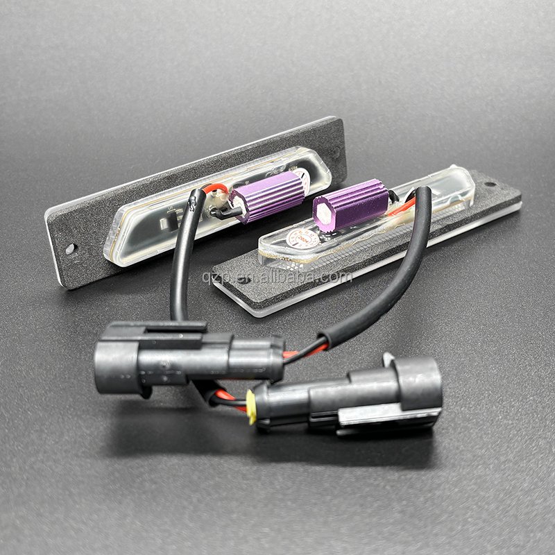 Bright Semitransparent Vehicle Bulbs Car Accessories LED License Plate Number Lamp for Peugeot Boxer Box(230) Bus(230)