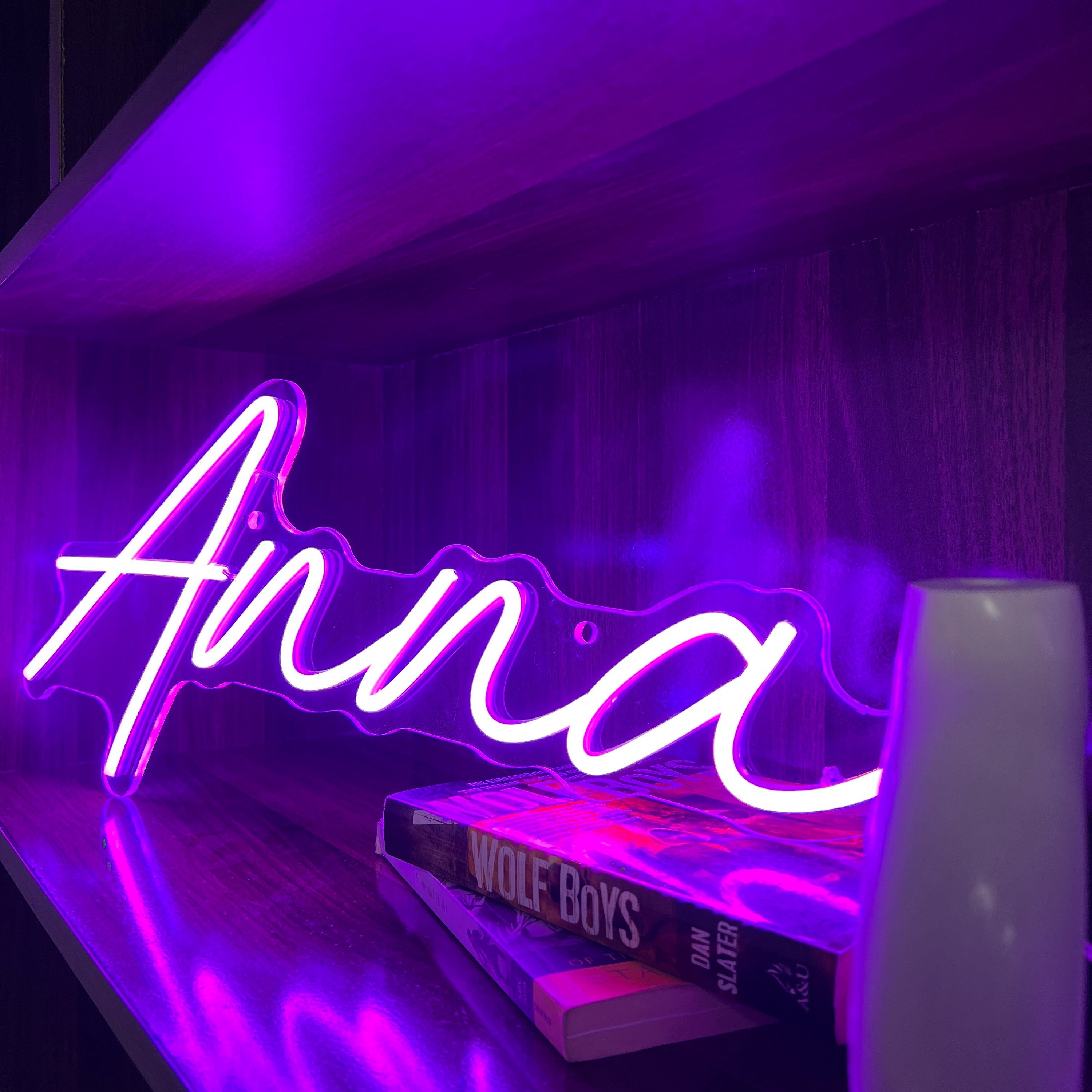 Custom Name Neon Sign Kids LED Neon Light Family Name Baby Room Decor Bedroom Personalized Wall Decor Advertising Board Logo