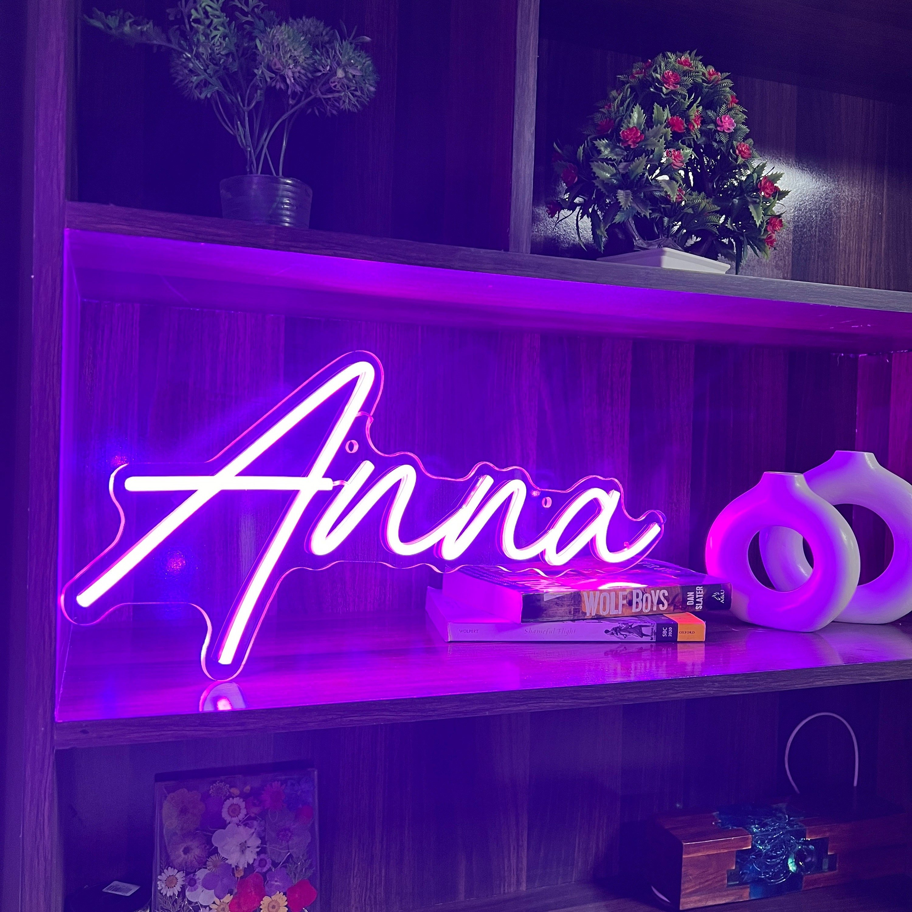 Custom Name Neon Sign Kids LED Neon Light Family Name Baby Room Decor Bedroom Personalized Wall Decor Advertising Board Logo