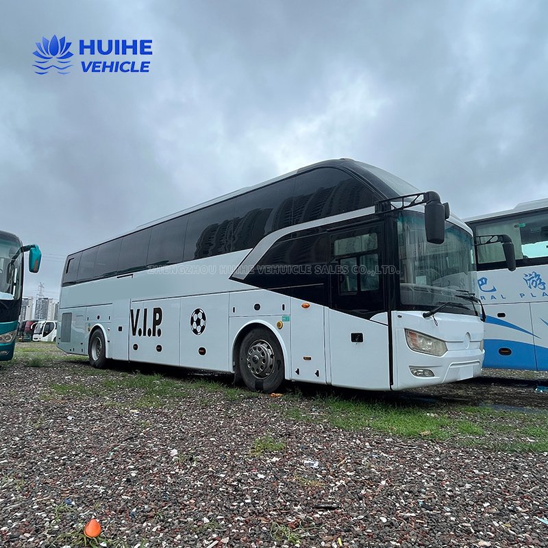 Golden Dragon Used Luxury Coach Bus 53 Seats Place 12m Diesel Buses Prices